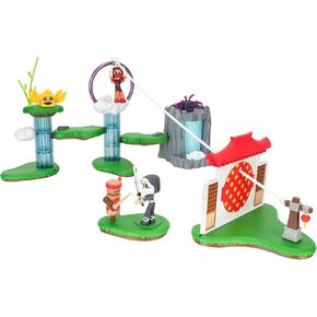 DevSeries Ninja Legends Valley Playset Action-Packed Playset with Five Interactive Play Zone, Two Figures, Accessories, and Exclusive Virtual Item Code