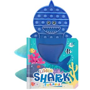 Fidgimals Little Shark Animal Baby Book | Educational Children's Books, Sensory Board Book with Pop It Fidget Toys, Perfect Sensory Toys for Toddlers ... Baby Books I Your Sensory Fidget Ocean Friend