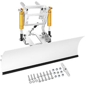 RC Metal Snow Plow for 1/10 RC Crawler SCX10 TRX4 ، أدوات تجتاح الثلج الثلجية للثلوج ، سبيكة الألومنيوم ث/البلاستيك 1/10 RC Car Blade Plow