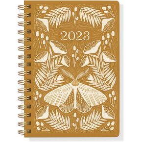Fringe Studio 2025 Spiral Weekly Planner, Aug 2024 - Dec 2025, 17 Month, Paper Cover, "Eucalyptus Mix", 6.875" W x 9.78"H, 236 Pages (844PA009FSC)