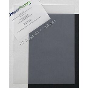 CT Clear Inkjet شفاف (Vellum) 8.5 × 11 ورقة - 50 PK