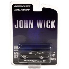 Greenlight 1:64 Hollywood Series 33 - John-Wick (2014) - 1968 Charger R/T 44930-E