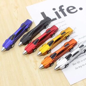 ذا 6PCS الرياضية الجديدة أقلام السيارات PENS PEN PENS FUNDICAL FULITY NOVERTY PENS COOM COOL KIDS PENS SCHOOL SCHOOL SELCENT ALGS FAR