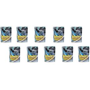 10 Packs Dragon Shield Matte Mini Japanese Clear 60 ct Card Sleeves Display Case