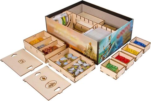 The Broken Token Crate Upgrade (Crate Shell + Tile Trays) Compatible with Terraforming Mars in Kuwait