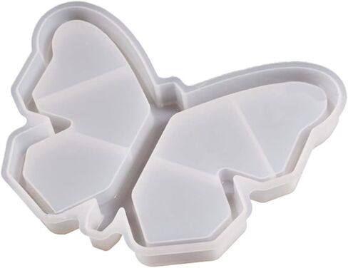 Large Butterfly Tray Resin Mold,Silicone Butterflies Epoxy Resin Casting Mold DIY Coaster Dish Resin Mold Mat for Jewelry Making in Saudi Arabia