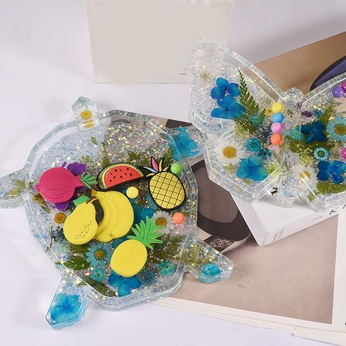 Large Butterfly Tray Resin Mold,Silicone Butterflies Epoxy Resin Casting Mold DIY Coaster Dish Resin Mold Mat for Jewelry Making in Saudi Arabia