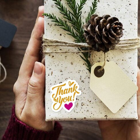 1.5 Inch Cute Small Business Stickers,Thank You Love Stickers, Small Shop Stickers, Small Business, Packaging Sticker, Thank You Sticker, 500 PCS (Orange) in Saudi Arabia