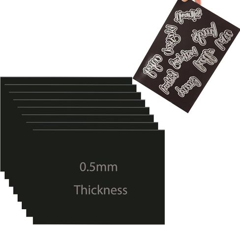 Baofali 10 PCS 7x5inch Rubber Soft Magnet Magnet لقطع المعادن يموت تخزين Orangize Crafts Tool Scrapbooking Arts and Markes Facement Liter in Kuwait