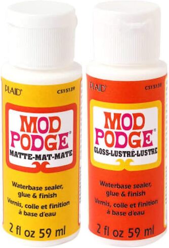 Krafty Kit Mod Podge Bundle: 2oz Gloss and 2oz Matte Water-Based Glue, Sealer & Finish in Saudi Arabia