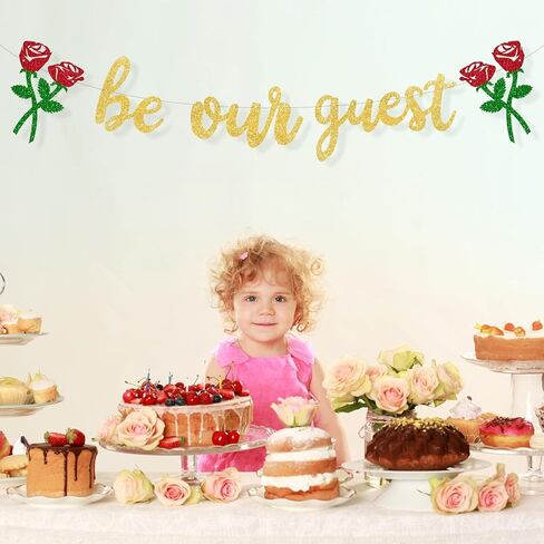 كن ضيفنا لافتة جمال ووحش حفلات الاستقبال لافتة البكالوريوس زخارف حفلة الخطوبة in Kuwait