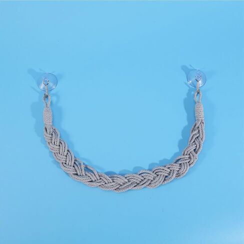Hermit Crab Climbing Rope, 23.6 Inches, Cotton, Reptile Climbing Accessory, Gray in Kuwait