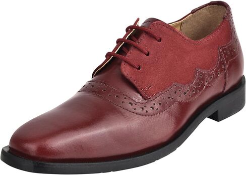 Formal Shoes for Boys Genuine Leather Kids Dress Shoes Lace Up Oxford Shoes Animal Print Shoes for Wedding & Party in Saudi Arabia
