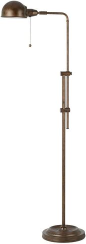 Cal Lighting BO-2443SWFL 150-Watts Madison Swing Arm Metal Floor Lamp, Oil Rubbed Bronze in Kuwait
