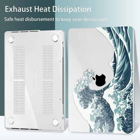 May Chen Case لـ M4 MacBook Pro 14 Inge Case A3112 A3401 Max A3185 ، M3 A2918 A2992 ، M2 A2779 M1 A2442 ، 2024 2023 2022 2021 releas in Kuwait