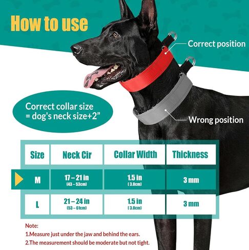 VIVIPET Heavy Duty Hidden Changeable Reflective Dog Prong Collar for Training and Anti Pull, Detachable Adjustable Collar, Extra Comfort Tips, Separate Covers, Medium/Large Dog Martingale Collar in Saudi Arabia