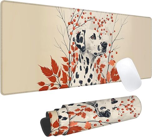 Llama Gaming Mouse Pad ، Office Desk Mat ، Base Rubber Base المضاد للانزلاق ، منصات الماوس الجمالية الباردة للكمبيوتر لوحة مفاتيح الكمبيوتر المحمول School Home Desktop Gamer Accessories Decor 31.5 "× 11.8" in Kuwait