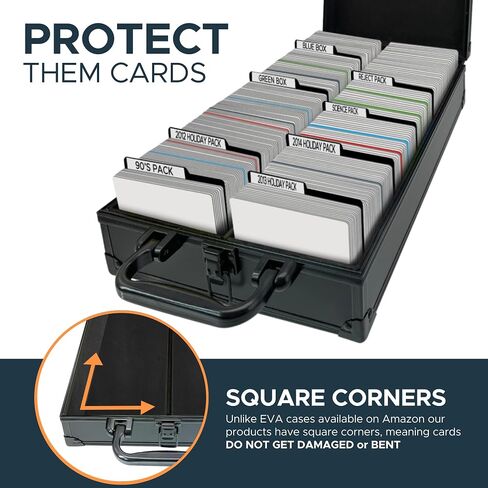 Game Card Storage Case (PRO/MTG Edition) | Suitable for Magic The Gathering, Yugioh, and Other TCG Etc (Game Not Included) | Includes 8 Dividers | Fits up to 2000 Loose Unsleeved Cards in Saudi Arabia