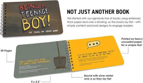Being a Teenage Boy - Advice and Guidance for Pre-Teen and Early Teenage Boys - Illustrated Version in Kuwait