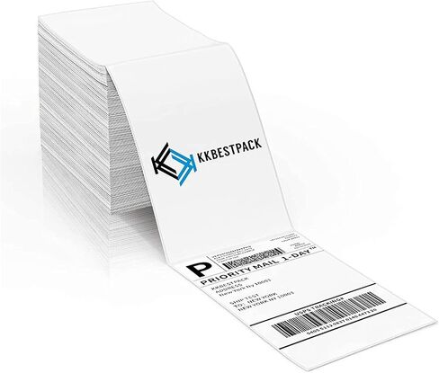 KKBESTPACK FAN FOY 4X6 ملصقات الشحن الحراري المباشر ، ملصق الطابعة الحرارية المباشرة (حزمة 500) in Kuwait