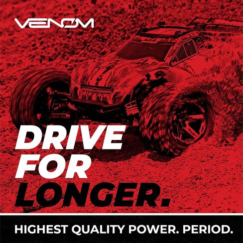 Venom Drive Series 50C 4S - 9000mAh 14.8V LiPo RC Battery, Lithium Polymer 4 Cell - Soft Silicone Connector & Compatible w/ 2WD, 4WD, Truck & Buggies in Saudi Arabia