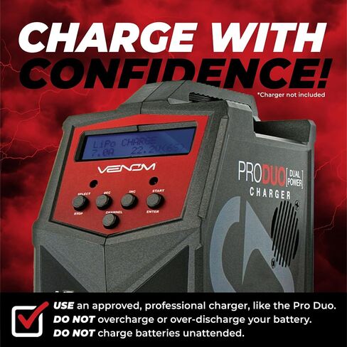 Venom Drive Series 50C 4S - 9000mAh 14.8V LiPo RC Battery, Lithium Polymer 4 Cell - Soft Silicone Connector & Compatible w/ 2WD, 4WD, Truck & Buggies in Saudi Arabia