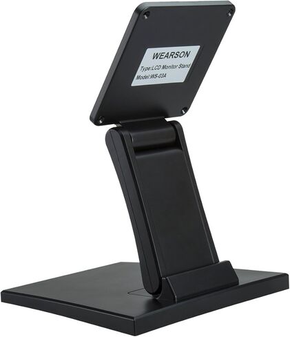 WS-03A Adjustable LCD TV Stand Folding Metal Monitor Desk Stand With VESA Hole 75x75mm&100x100mm in Saudi Arabia