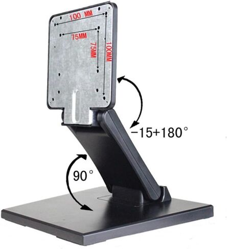 WS-03A Adjustable LCD TV Stand Folding Metal Monitor Desk Stand With VESA Hole 75x75mm&100x100mm in Saudi Arabia