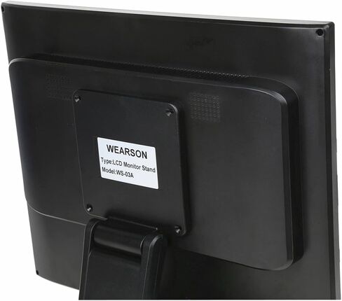 WS-03A Adjustable LCD TV Stand Folding Metal Monitor Desk Stand With VESA Hole 75x75mm&100x100mm in Saudi Arabia