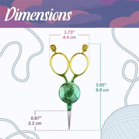 JubileeYarn Yarn Ball Embroidery Scissors - Rainbow - 1 Scissor in Saudi Arabia