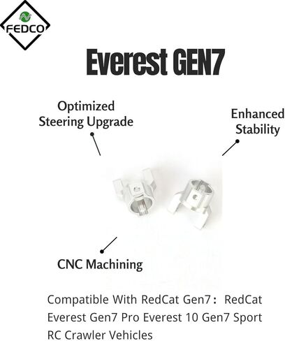 ترقيات Redcat Gen7 180003 Caster Mounts C-hubs لـ Redcat Gen7 Pro Everest 10 Gen7 Sport Parts 1/10 RC Crawler in Kuwait