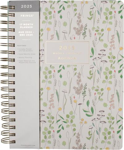 Fringe Studio 2026 Spiral Weekly Planner, Aug 2025 - Dec 2026, 17 Month, Paperback Cover, "MOODY STORYBOOK", 8"w x 10"h, 240 Pages (844PA051) in Saudi Arabia