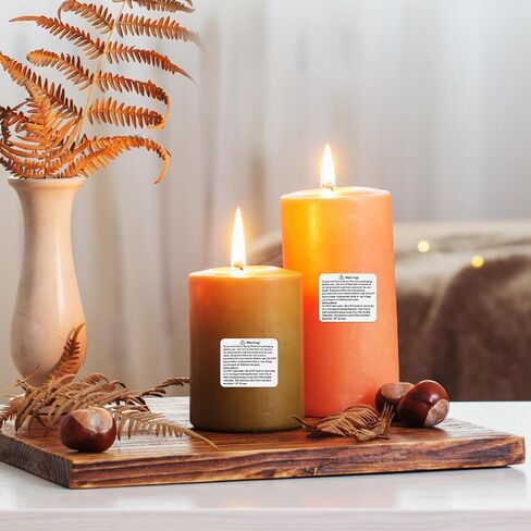 500pcs Wax Melt Warning Labels 1.5 Inch Candle Warning Label Candle Jar Container Stickers Round Candle Safety Labels Sticker for DIY Candle Jars Stickers, Candle Container, Candle Boxes(Rainbow) in Kuwait