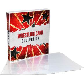 UniKeep WWE WrestleMania Themed Collectible Card Storage Binder - Comes With 20 Card Pages (Tartan)