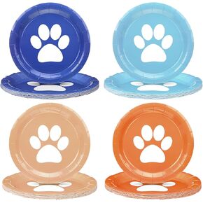 48 Pack 9 Inch Cartoon Story Plates Story Birthday Party Supplies Colorful Paper Plates Disposable Tableware Set Story Party Favors for Birthday Party Decorations