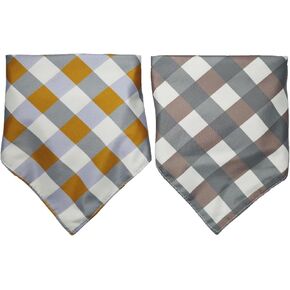 2 حزمة 4th من يوليو الكلب Bandanas ، مثلث قابلة للانعكاس American Flag Flag Cargflickefice للبنين الكلاب الكبيرة المتوسطة والبنات ، سميكة اثنين ، ناعمة ، قابلة للتعديل