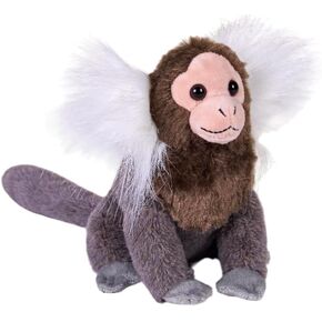 Wild Republic Rainforest Common Marmoset, Stuffed Animal, 6 Inches, Plush Toy, Fill is Spun Recycled Water Bottles