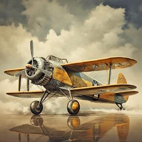 Airplane 5D Adult Diamond Art ، DIY Diamond Art Painting Kit for Decor Canvas 11.7x15.7inch/30x40cm
