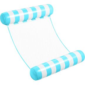 SLOOSH Strip Type Hammock Pool Floats Adults, 4-in-1 Multi-Purpose Inflatable Pool Floaties PVC Water Hammock Lounge