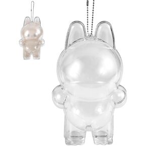 حالة واقية لدمية Plush Figure ، 6.9 بوصة عرض غطاء العلبة الأكريليكي ميني دافئ دافئ غطاء واقي دافئ غلاف الغبار واضح حقيبة عرض حقيبة عرض لجمع المروحة