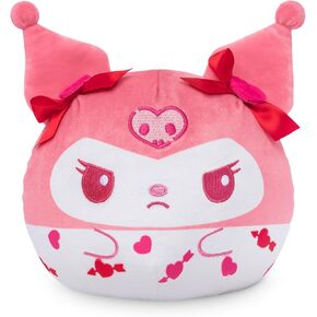 Teeturtle Hello Kitty قابلة للانعكاس 6 "Sanrio Plush - Hearts Pink and Red - Amazon الحصري Kawaii لطيف أفخم ناعم