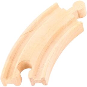 Bigjigs Rail Short Curves (Pack of 4) - Other Major Wooden Rail Brands are Compatible
