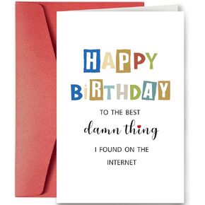 بطاقة عيد ميلاد مضحكة للأخت ، بطاقة عيد ميلاد أخت ، بطاقة عيد ميلاد شقيق ، عيد ميلاد سعيد لبطاقة أختي المفضلة