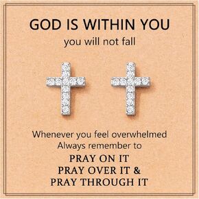 Cross Earrings Gifts for Women Girls