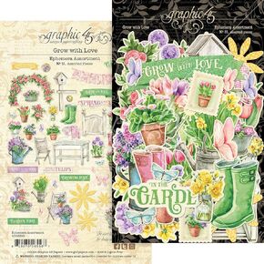 Graphic 45- Ephemera Assortment- Grow with Love, 4502819
