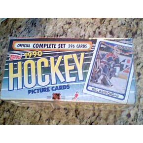 Topps 1990 Hockey Sport Cards, Offical Complete Set 396 Card Set, New & Sealed
