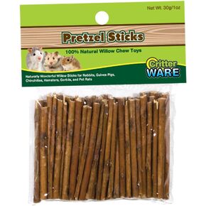 Ware Manufacturing Willow Critters Pretzel Sticks Small Pet Chew(Pack of 1)