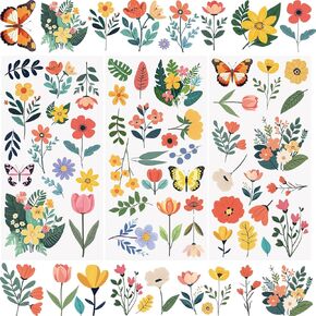 WANDIC 3 Sheets Rub On Transfer Sticker, Animals Theme Stickers Waterproof Transfer Decals for DIY Scrapbooking Photo Albums Furniture,5.9 * 11.8in