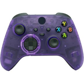 Wireless Custom Controller Compatible with PC, Windows 10+, Series X/S & One (Series X/S Blue Galaxy)