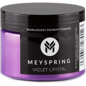 MEYSPRING Violet Crystal Epoxy Resin Color Pigment - 50g - Mica Powder for Epoxy